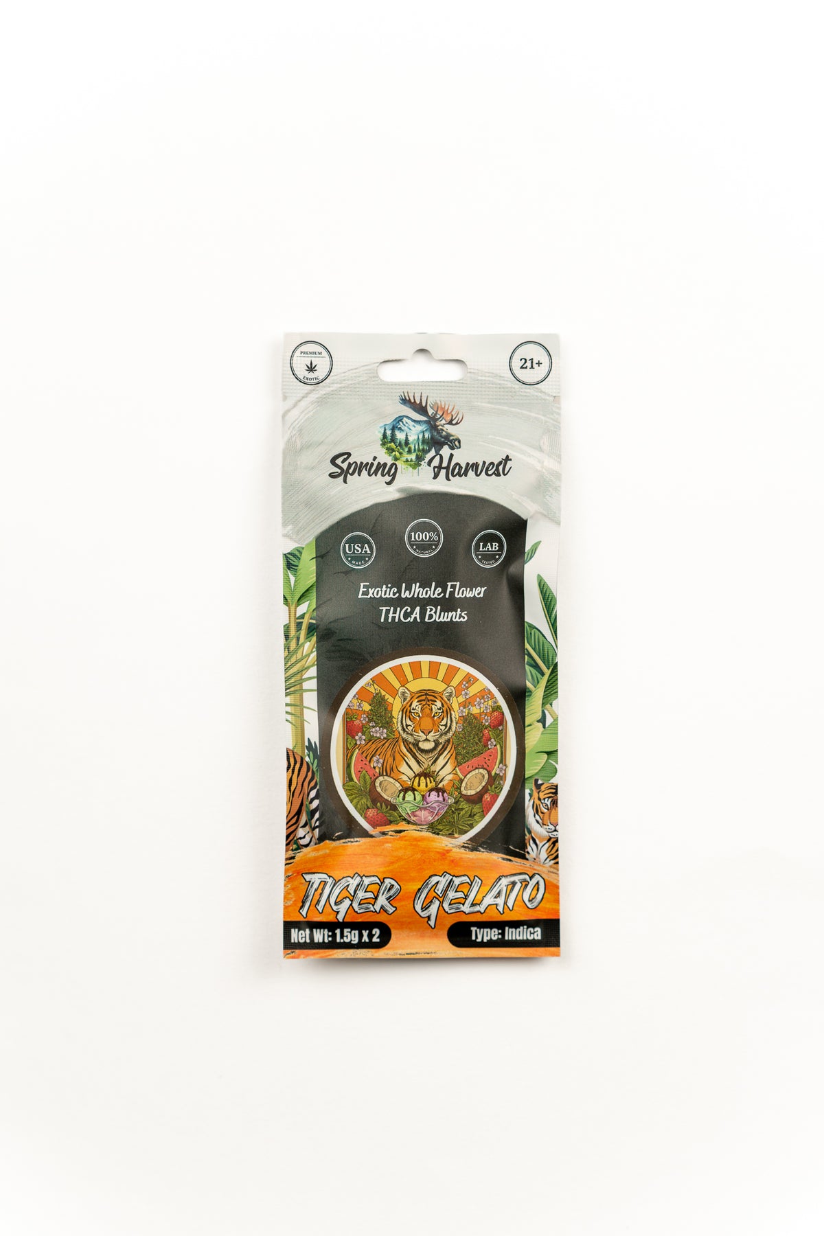 Tiger Gelato THCA Blunts –2 Pack