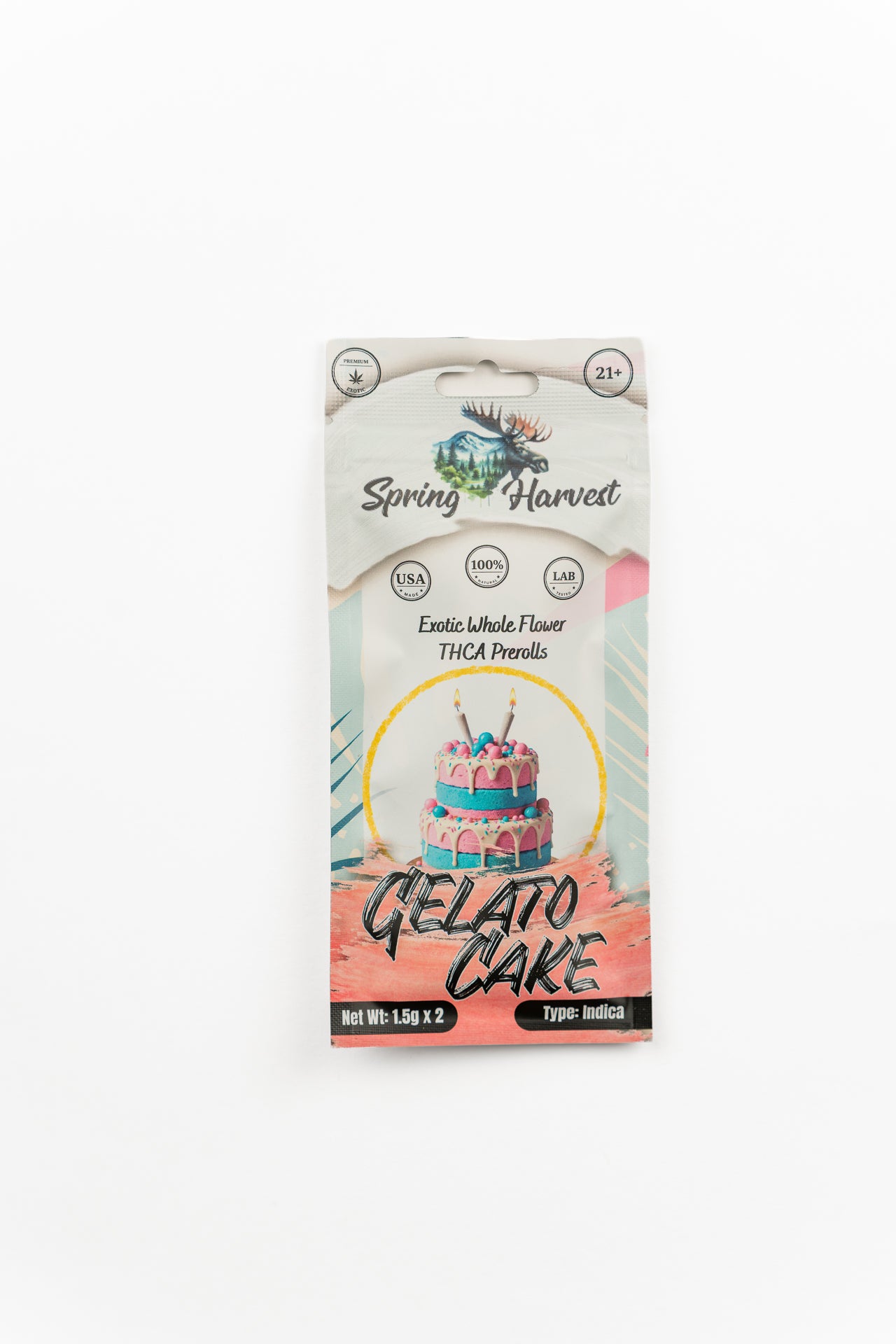 Gelato Cake THCA Prerolls –2 Pack
