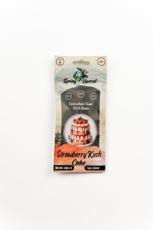 Strawberry Kush Cake THCA Blunts –2 Pack