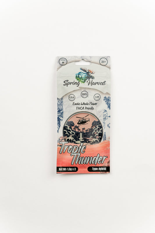 Tropic Thunder THCA Prerolls –2 Pack
